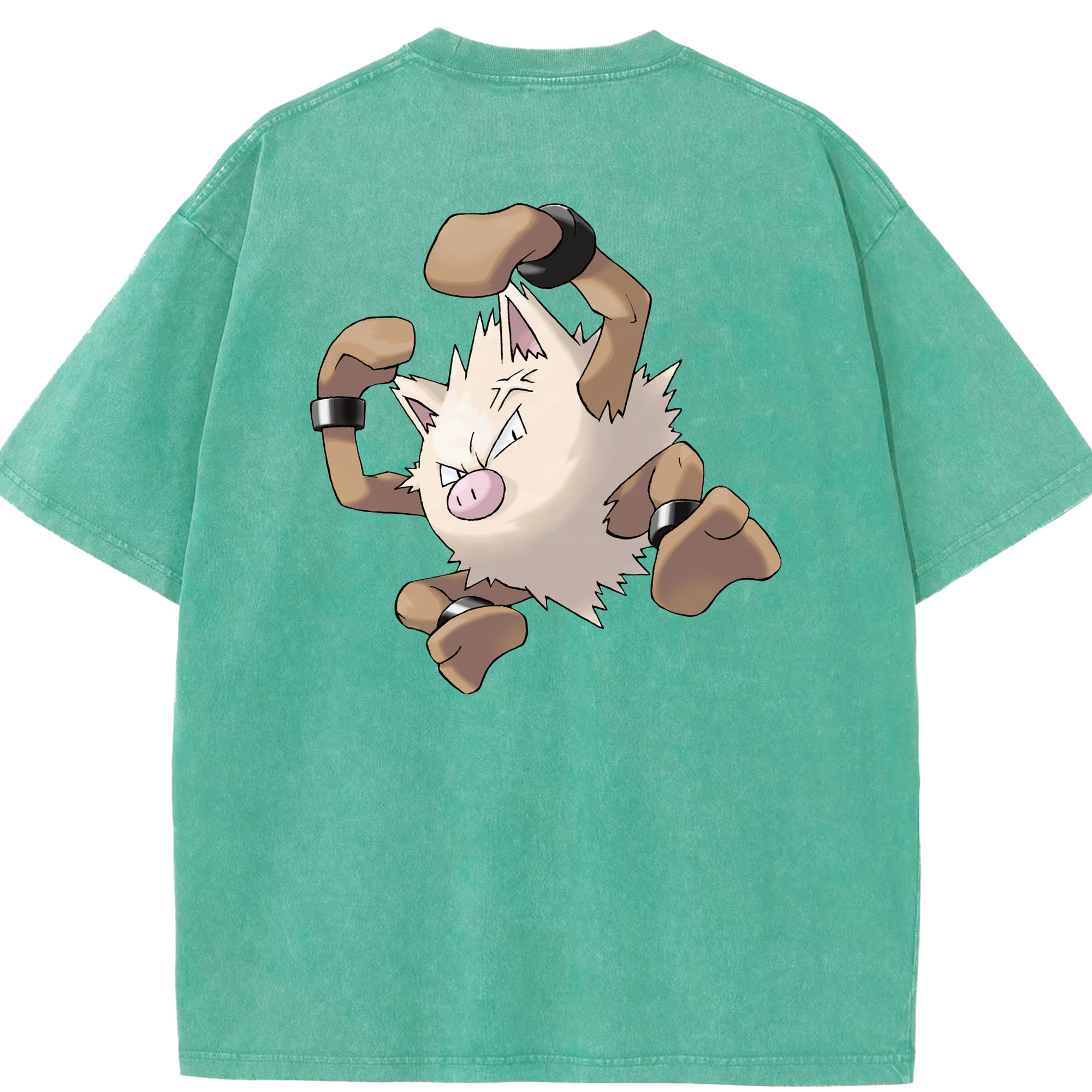 （画像用） ポケットモンスター Pokémon 綿100% ヴィンテージ風 半袖Tシャツ（背面プリント）